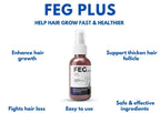 FEG Plus Hair Growth Serum Spray – 50ml (For Men & Women)