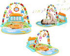 Baby Play Gym Piano Fitness Rack – Musical Activity Mat for Infants