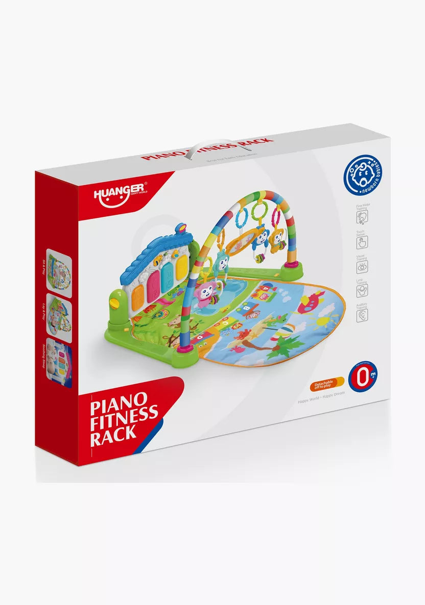 Baby Play Gym Piano Fitness Rack – Musical Activity Mat for Infants